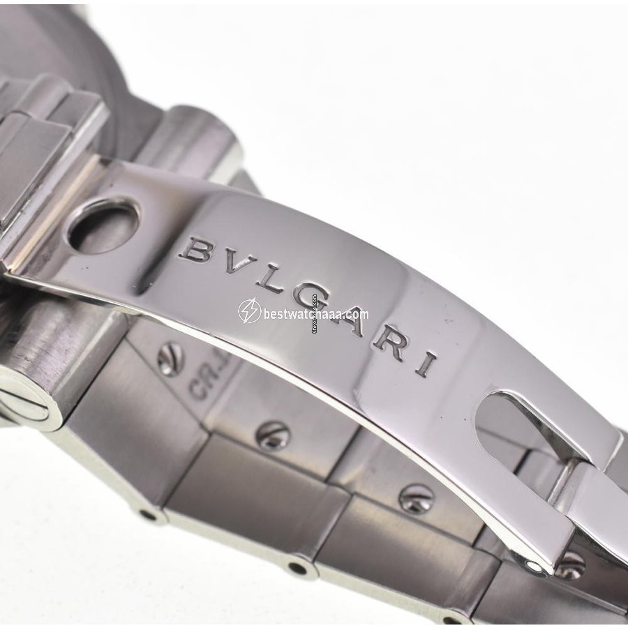 IMG_9081 Bulgari Diagono Mens watch Unisex Automatic Steel SD38S Replica 7