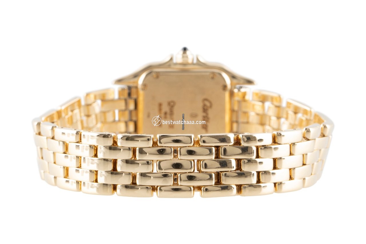 IMG_9081 Cartier Panthere Womens watch Quartz Yellow gold 86691 Replica 7