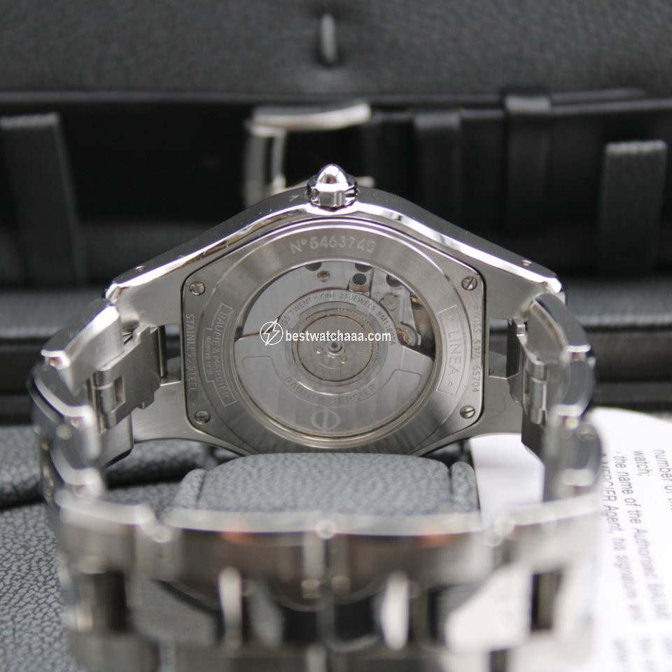 IMG_9081 Baume & Mercier Linea Womens watch Automatic Steel M0A10035 Replica 7