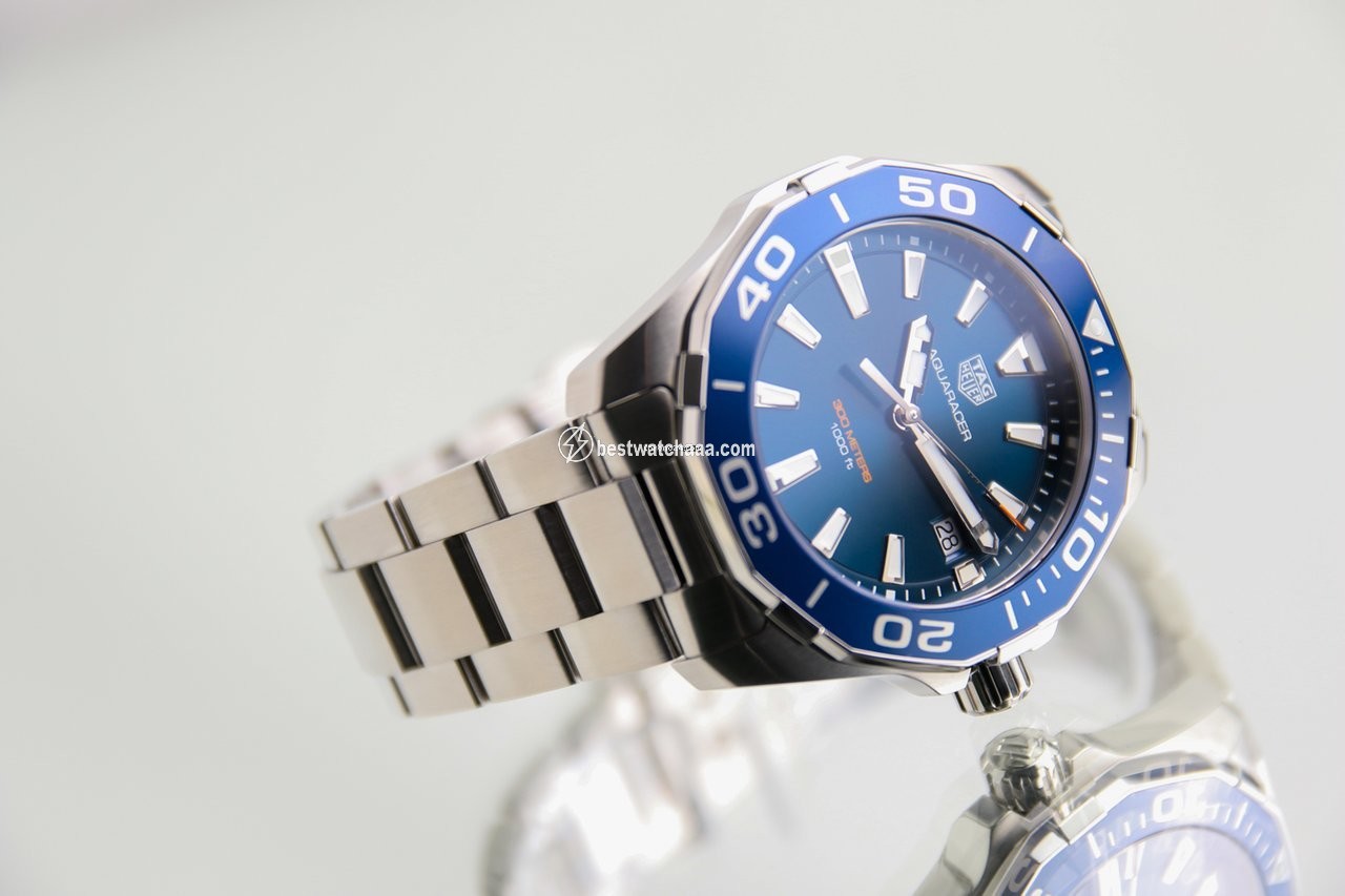 IMG_9081 TAG Heuer Aquaracer 300M Mens watch Unisex Quartz Steel WAY111C.BA0928 Replica 7