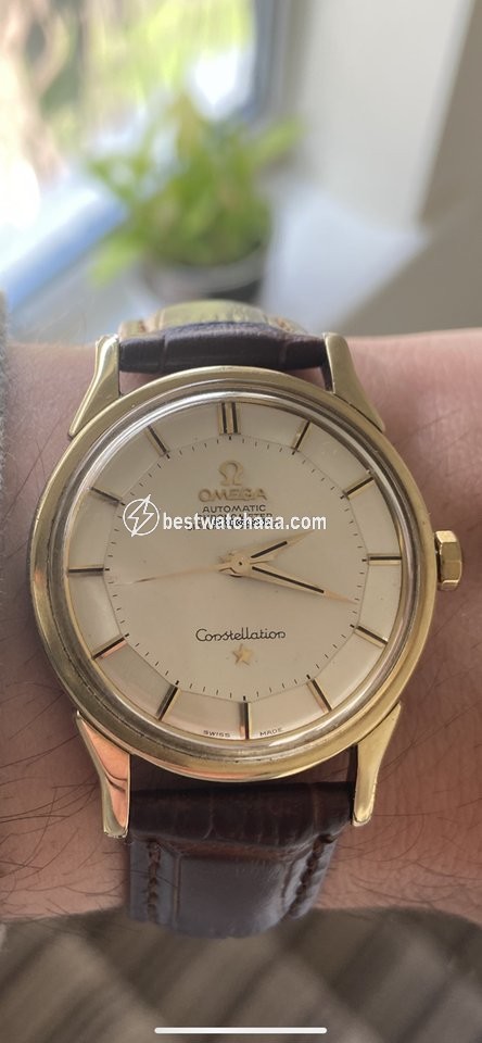 IMG_9081 Omega Constellation Mens watch Unisex Automatic Gold Steel 167.005 Replica 7