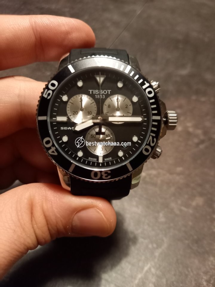 IMG_9081 Tissot Seastar 1000 Mens watch Unisex Quartz Steel T120.417.17.051.00 Replica 7