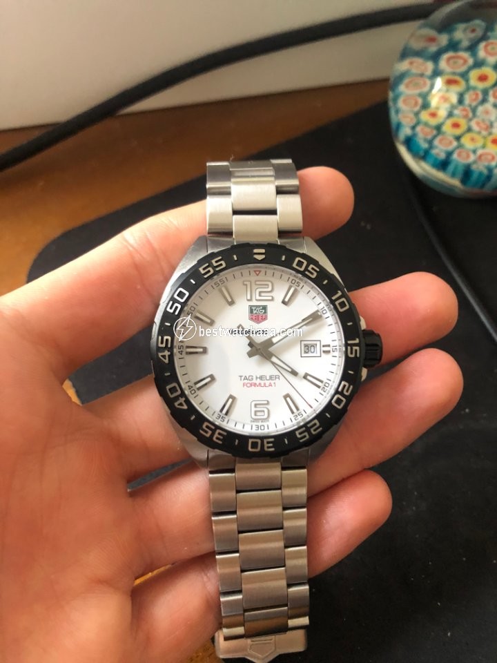 IMG_9081 TAG Heuer Formula 1 Quartz Mens watch Unisex Quartz Steel WAZ1111.BA0875 Replica 7