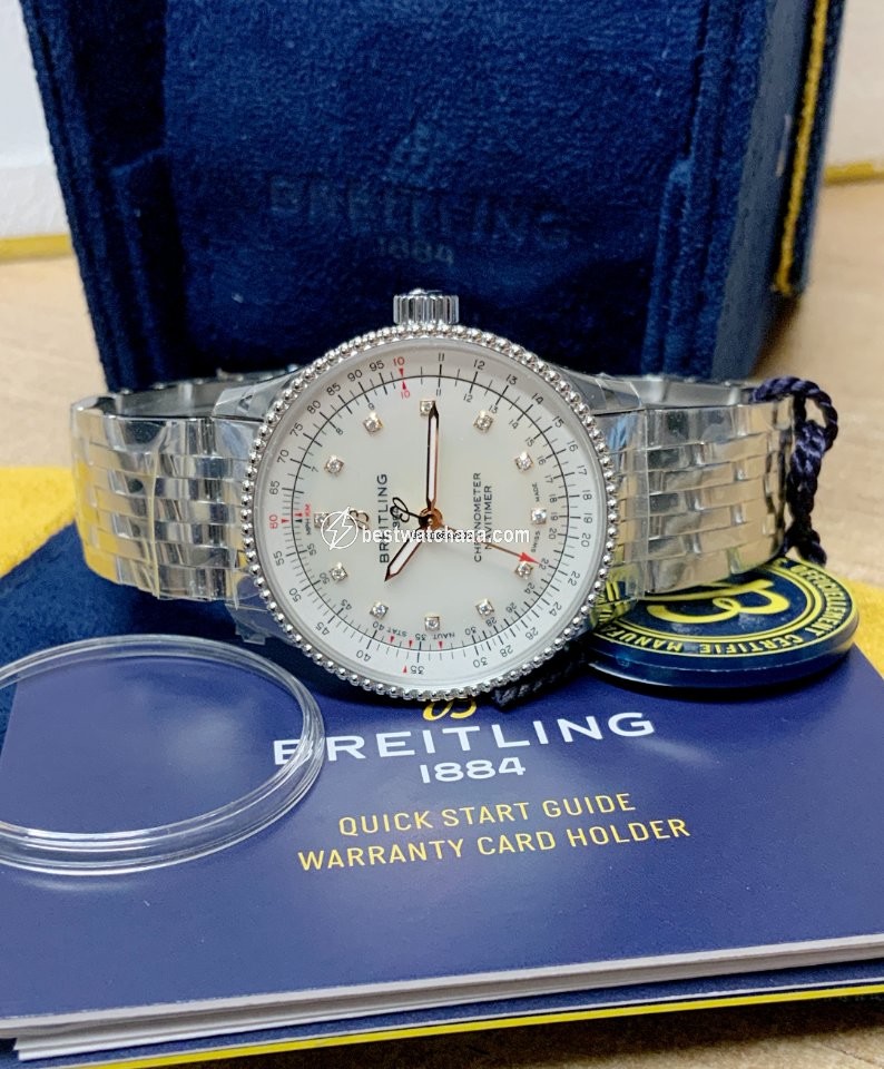 IMG_9081 Breitling Navitimer Womens watch Automatic Steel A17395211A1A1 Replica 7