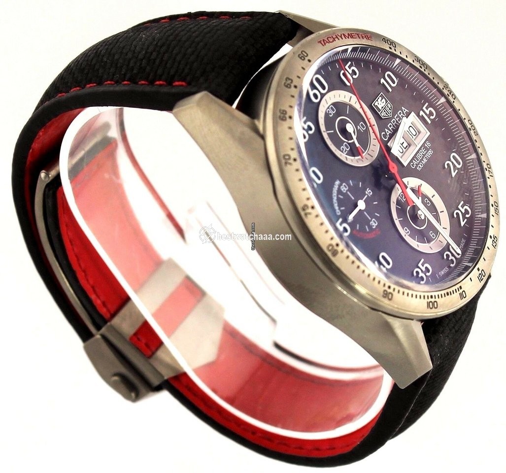 IMG_9081 TAG Heuer Carrera Calibre 16 Automatic Titanium CV2A80.FC6256 Replica 7