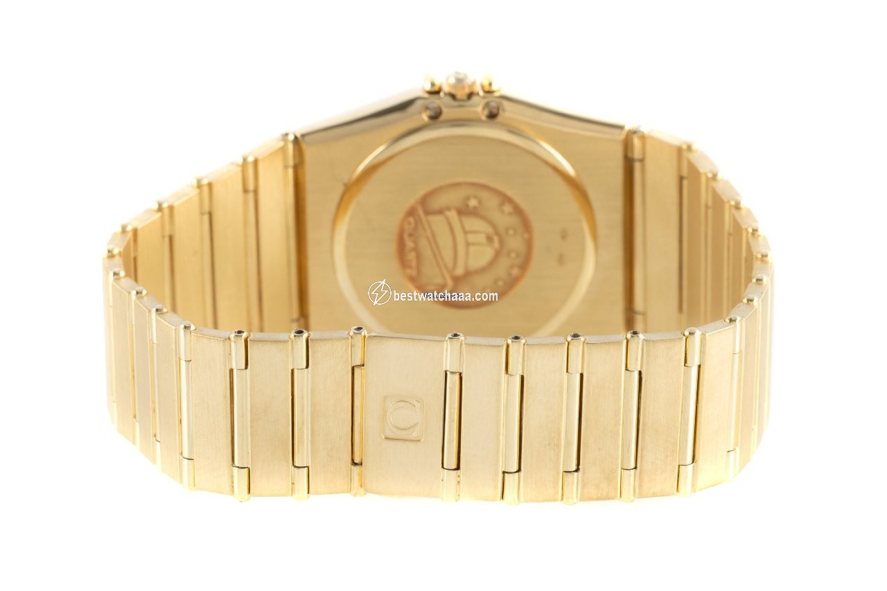 IMG_9081 Omega Constellation Day-Date Mens watch Unisex Quartz Yellow gold 1102.30.00 Replica 7