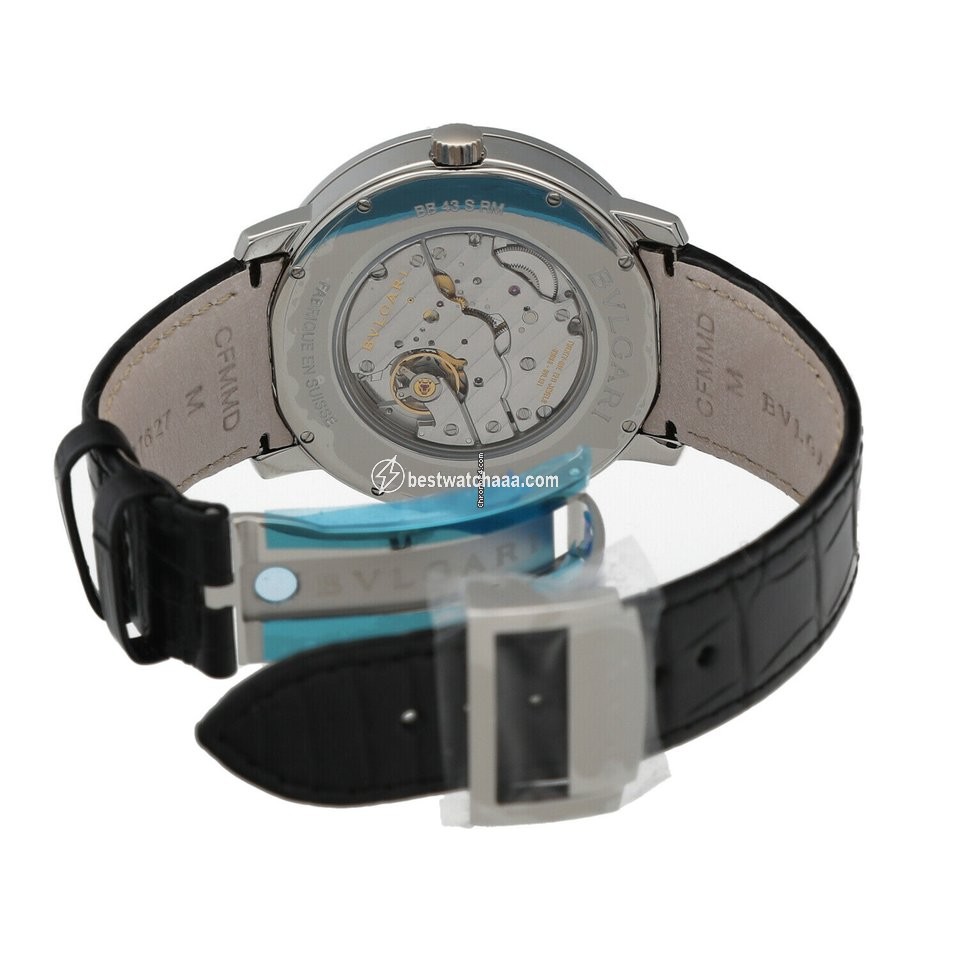 IMG_9081 Bulgari Mens watch Unisex Manual winding Steel 101870 Replica 7