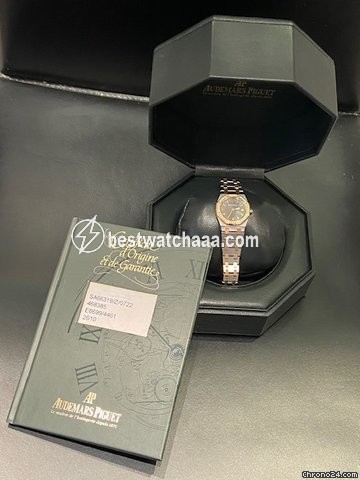 IMG_9081 Audemars Piguet Royal Oak Womens watch Quartz Gold Steel SA66319 Z 0722 Replica 7