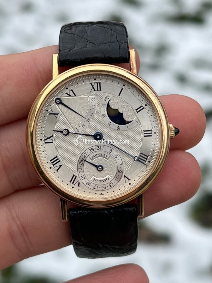 IMG_9081 Breguet Classique Mens watch Unisex Automatic Yellow gold 3130 Replica 7