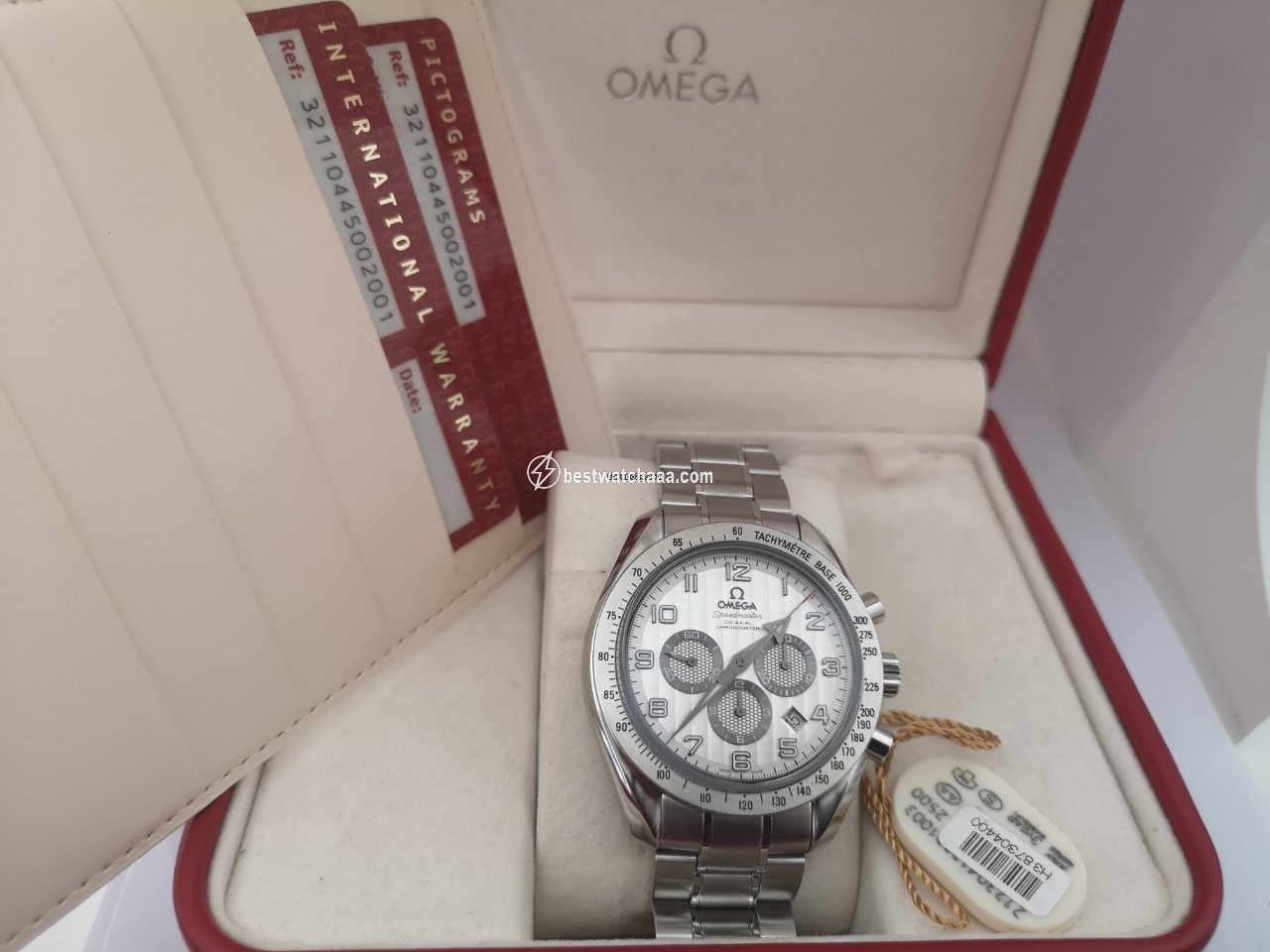 IMG_9081 Omega Speedmaster Broad Arrow Mens watch Unisex Automatic Steel 32110425002001 Replica 7