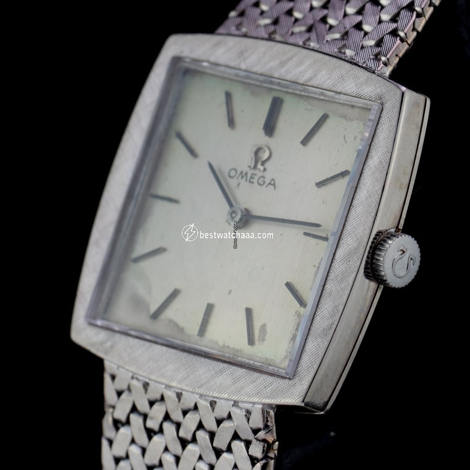 IMG_9081 Omega Womens watch Manual winding White gold Ref: 111061 Replica 7