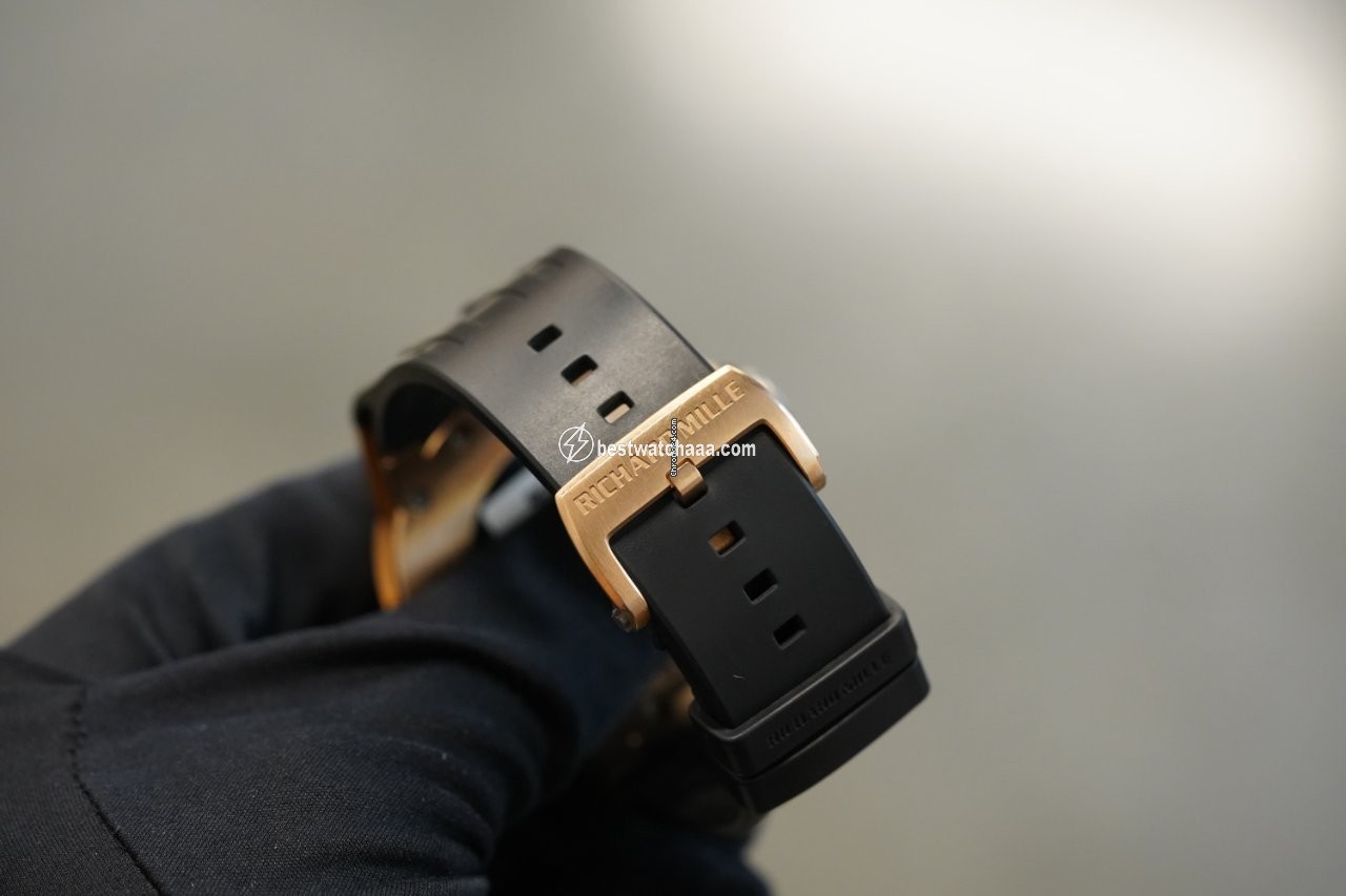 IMG_9081 Richard Mille RM 028 Mens watch Unisex Automatic Rose gold rm028 Replica 7