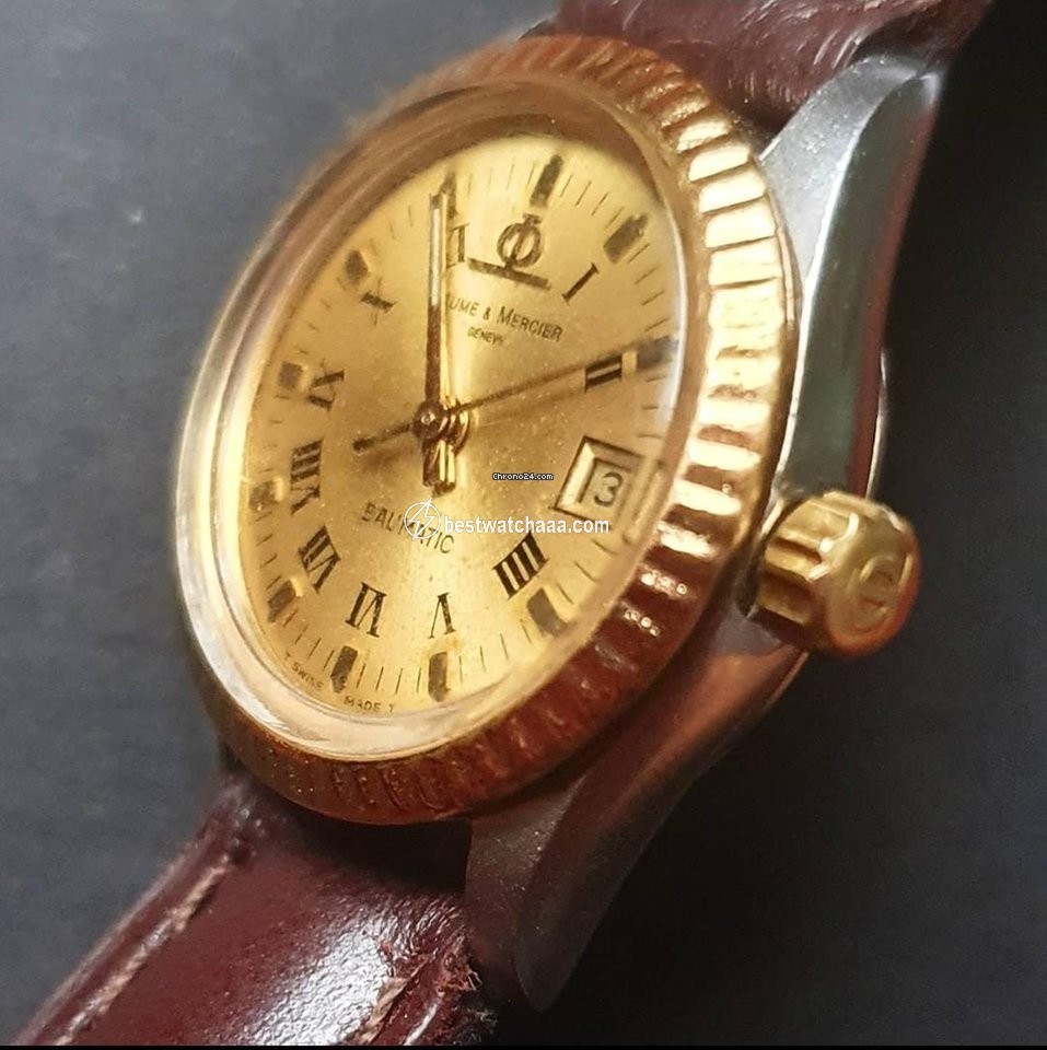 IMG_9081 Baume & Mercier Mens watch Unisex Automatic Gold Steel 1215 Replica 7