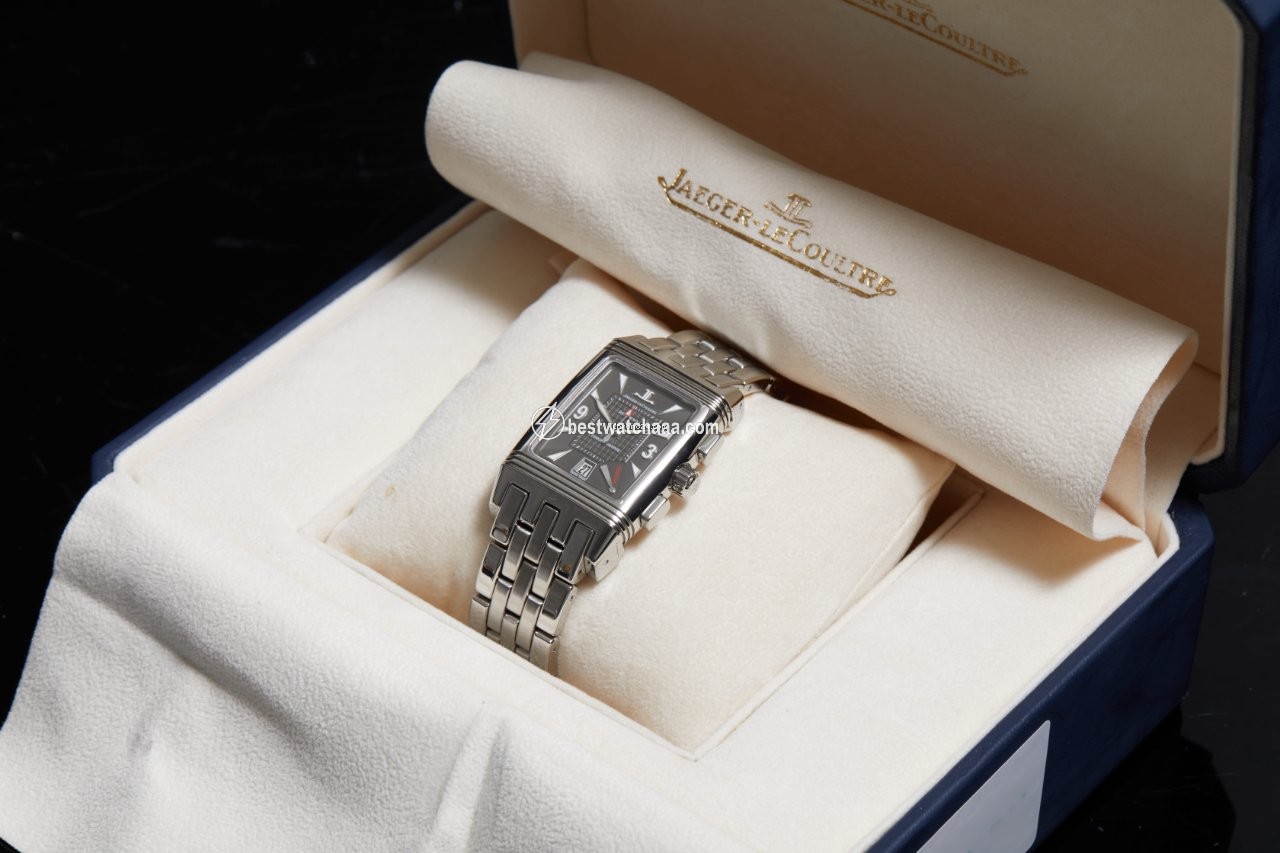 IMG_9081 Jaeger-LeCoultre Reverso Mens watch Unisex Manual winding Steel 295.8.59 Replica 7