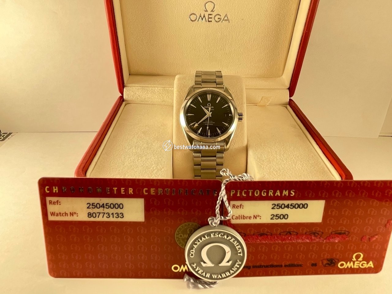 IMG_9081 Omega Seamaster Aqua Terra Mens watch Unisex Automatic Steel 2504.50.00 Replica 7