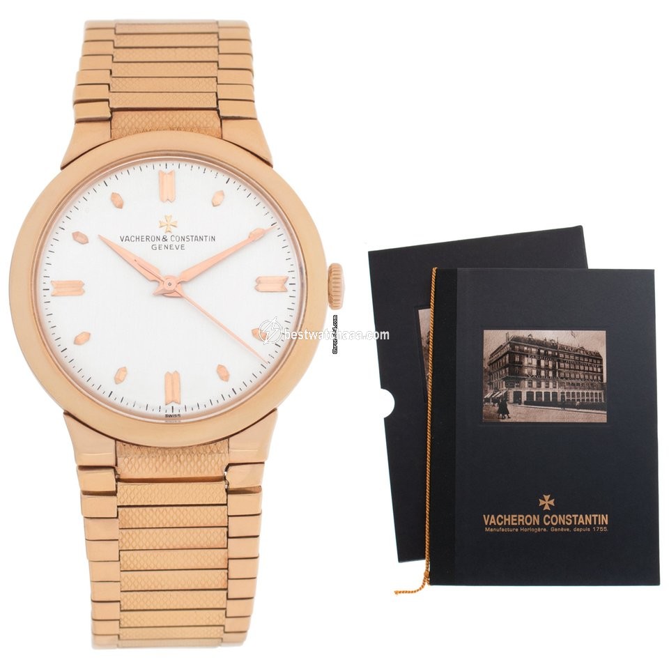 IMG_9081 Vacheron Constantin Mens watch Unisex Automatic Rose gold 6075 Replica 7