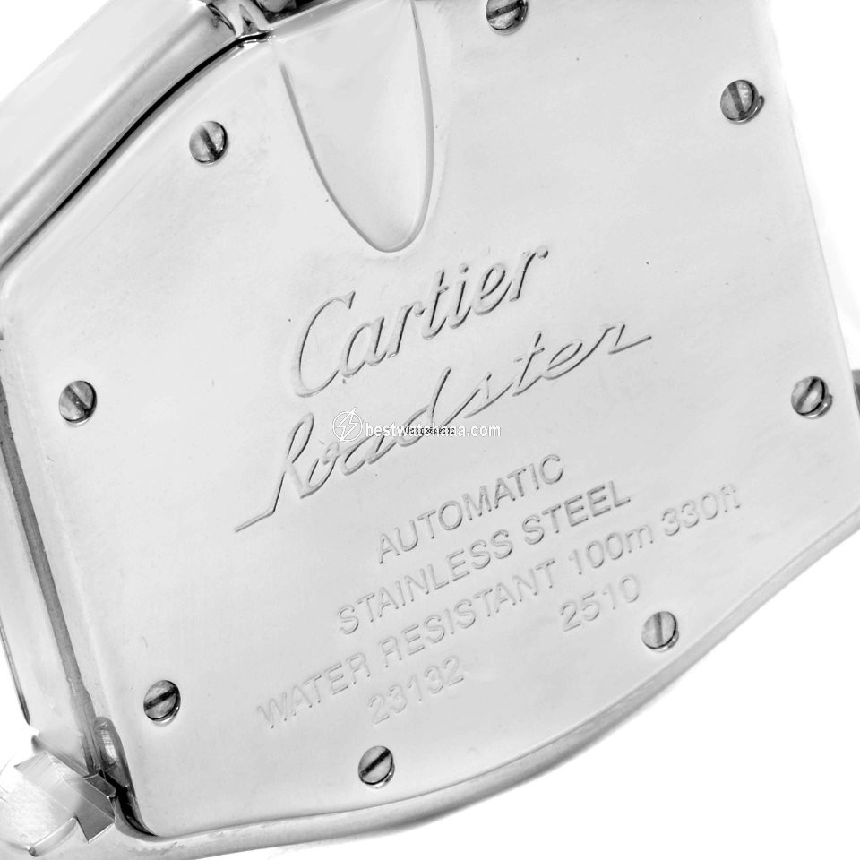IMG_9081 Cartier Roadster Mens watch Unisex Automatic Steel W62025V3 Replica 7