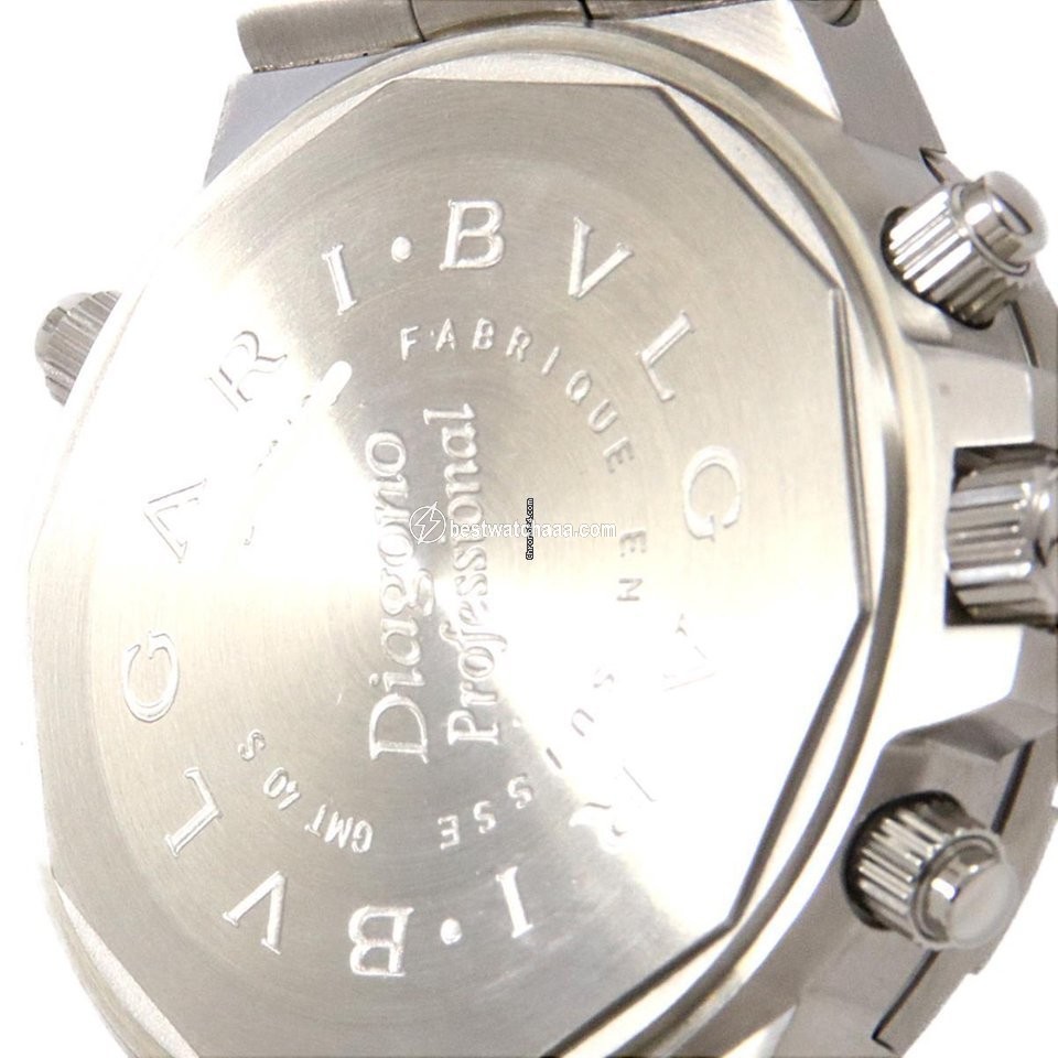 IMG_9081 Bulgari Diagono Mens watch Unisex Automatic GMT40S GMT40C5SSD Replica 7
