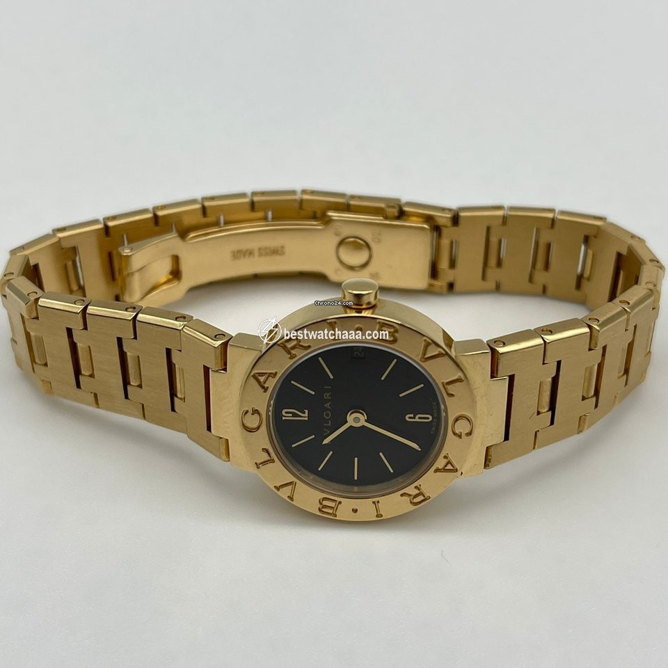 IMG_9081 Bulgari Bulgari Womens watch Quartz Yellow gold BB 23 GG Replica 7