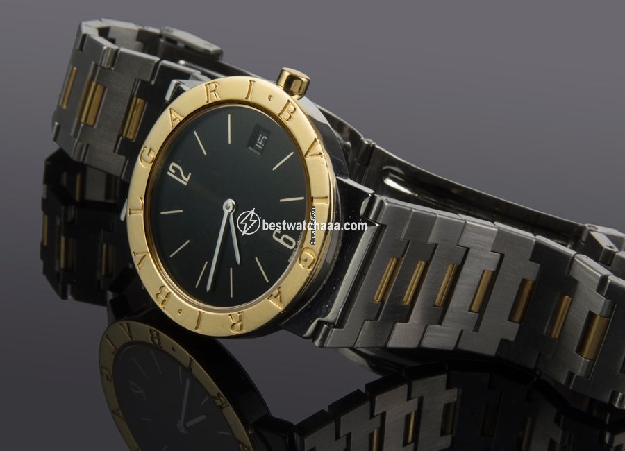 IMG_9081 Bulgari Bulgari Mens watch Unisex Quartz Gold Steel BB 38 SGD Replica 7