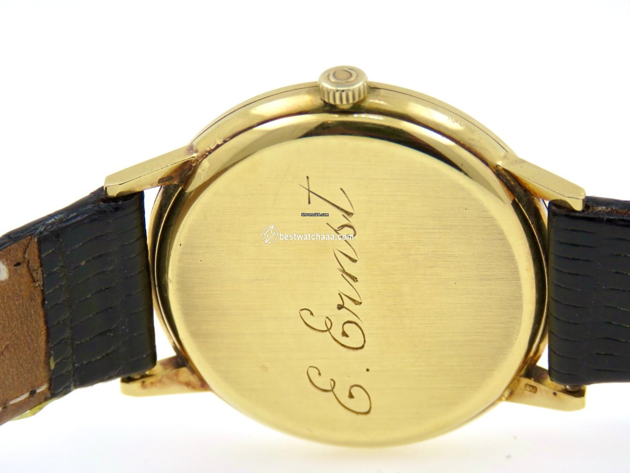 IMG_9081 Omega Mens watch Unisex Manual winding Gold Steel 132041 Replica 7