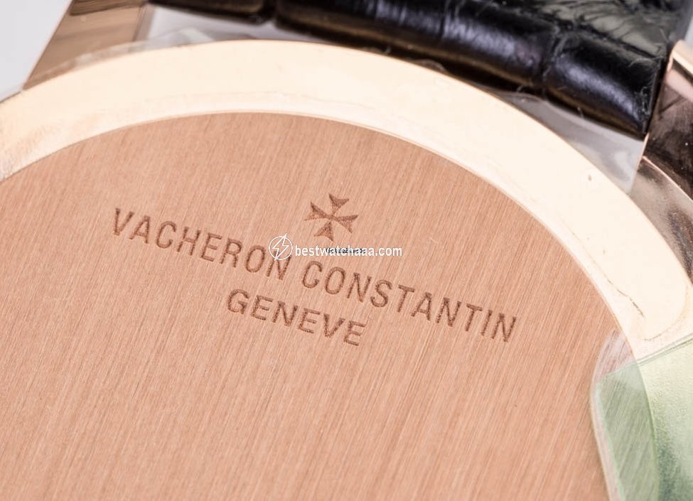 IMG_9081 Vacheron Constantin Patrimony Mens watch Unisex Manual winding Rose gold 81180 000R-9162 Replica 7