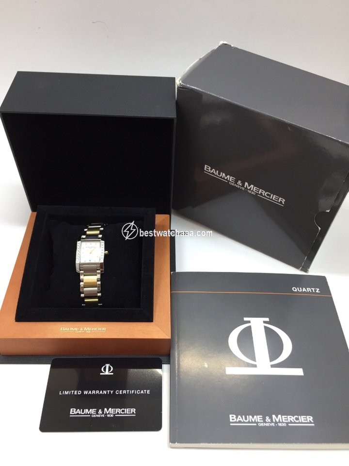 IMG_9081 Baume & Mercier Womens watch Quartz Gold Steel MOA65548 Replica 7