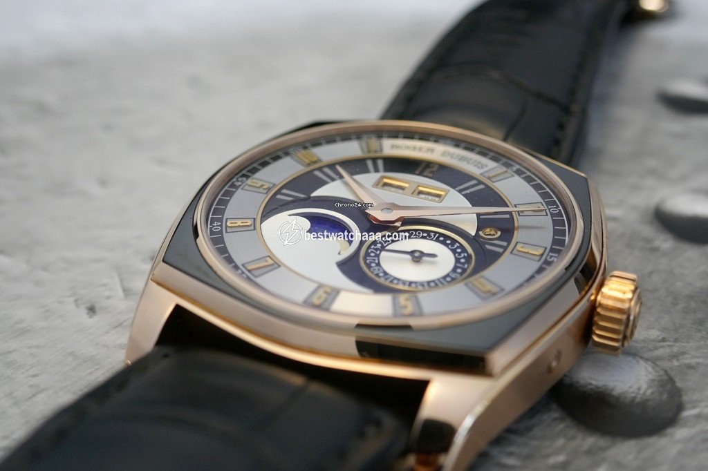 IMG_9081 Roger Dubuis La Monegasque Mens watch Unisex Automatic Rose gold RDDBMG0006 Replica 7