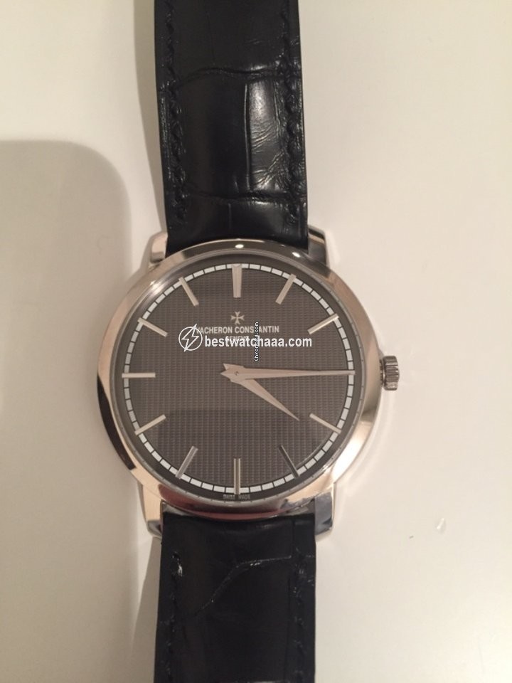 IMG_9081 Vacheron Constantin Patrimony Mens watch Unisex Automatic White gold 43075 000G-9873 Replica 7