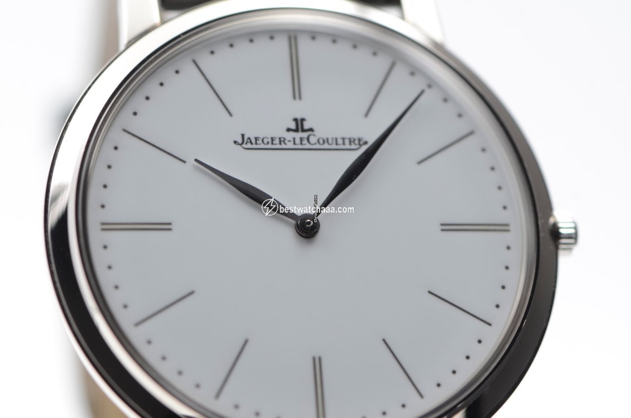 IMG_9081 Jaeger-LeCoultre Master Ultra Thin Mens watch Unisex Manual winding White gold Q12935E1 Replica 7