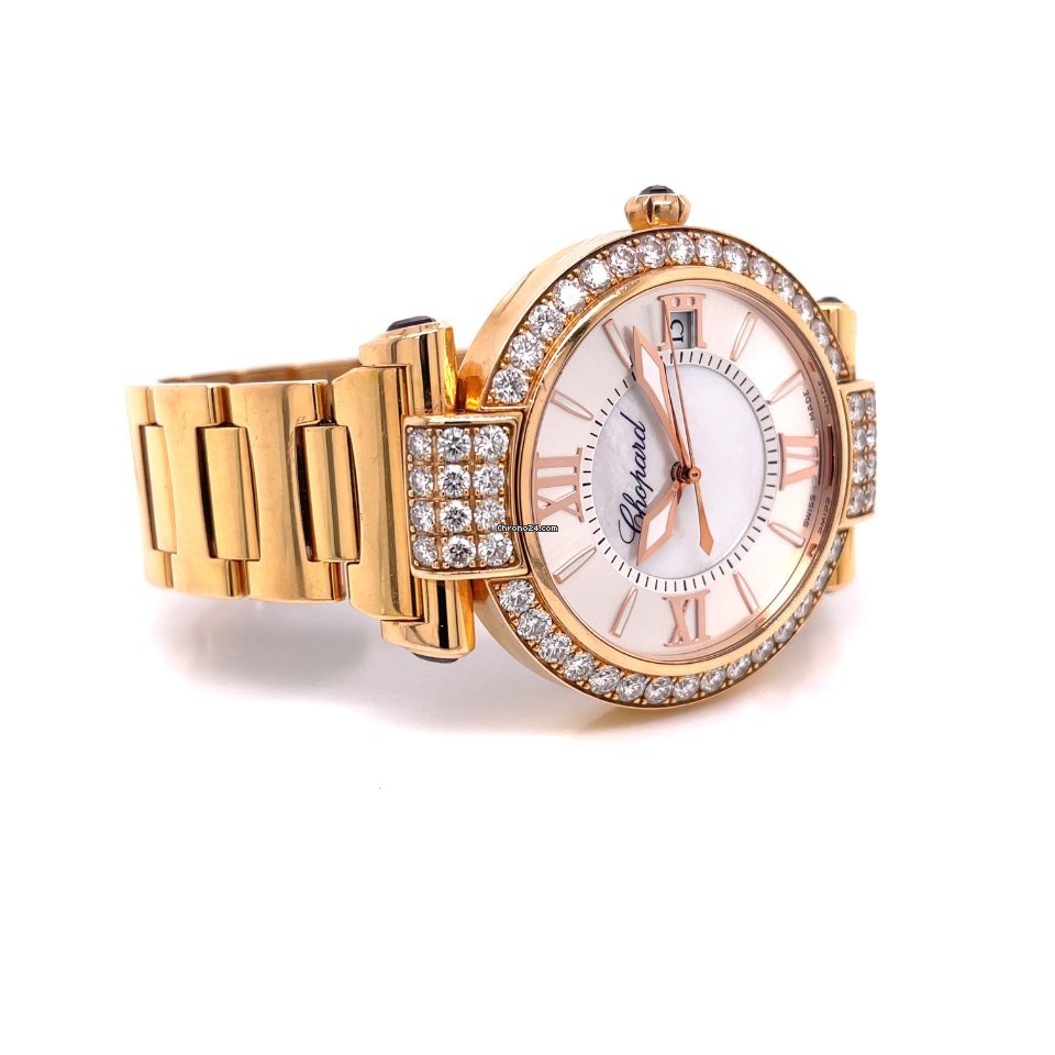 IMG_9081 Chopard Imperiale Womens watch Automatic Rose gold 38 4241-5004 Replica 8
