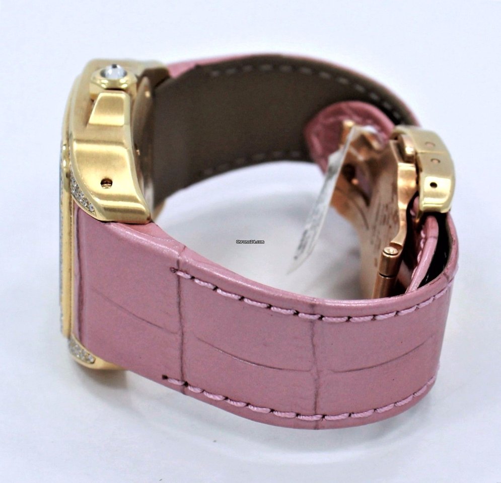 IMG_9081 Cartier Santos 100 Womens watch Automatic Yellow gold WM502051 2880 Replica 8