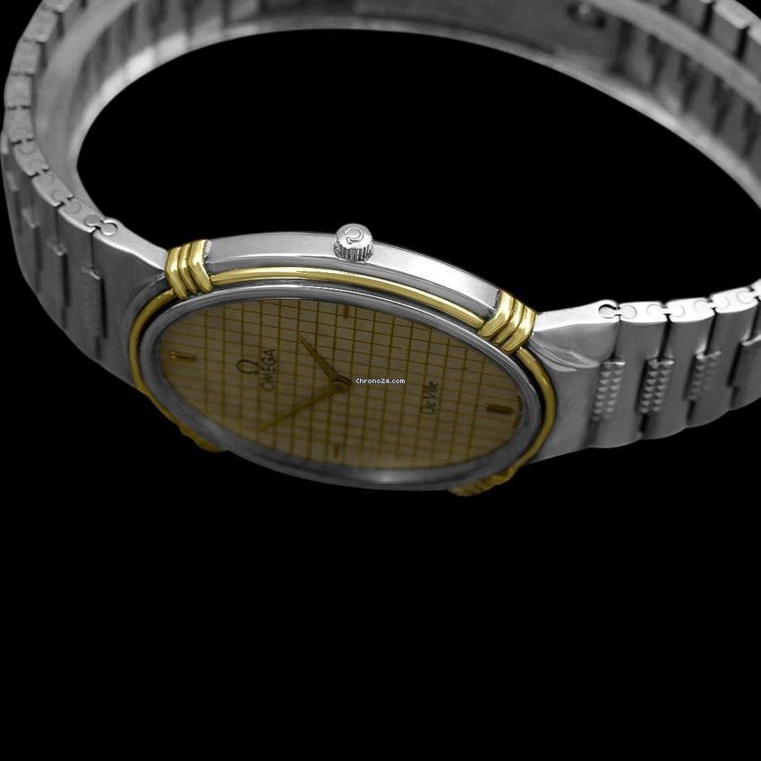 IMG_9081 Omega De Ville Mens watch Unisex Quartz Gold Steel AB 2 Replica 8