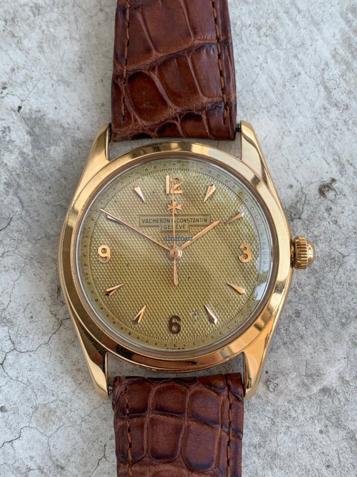 IMG_9081 Vacheron Constantin Manual winding Rose gold 6062 Replica 8