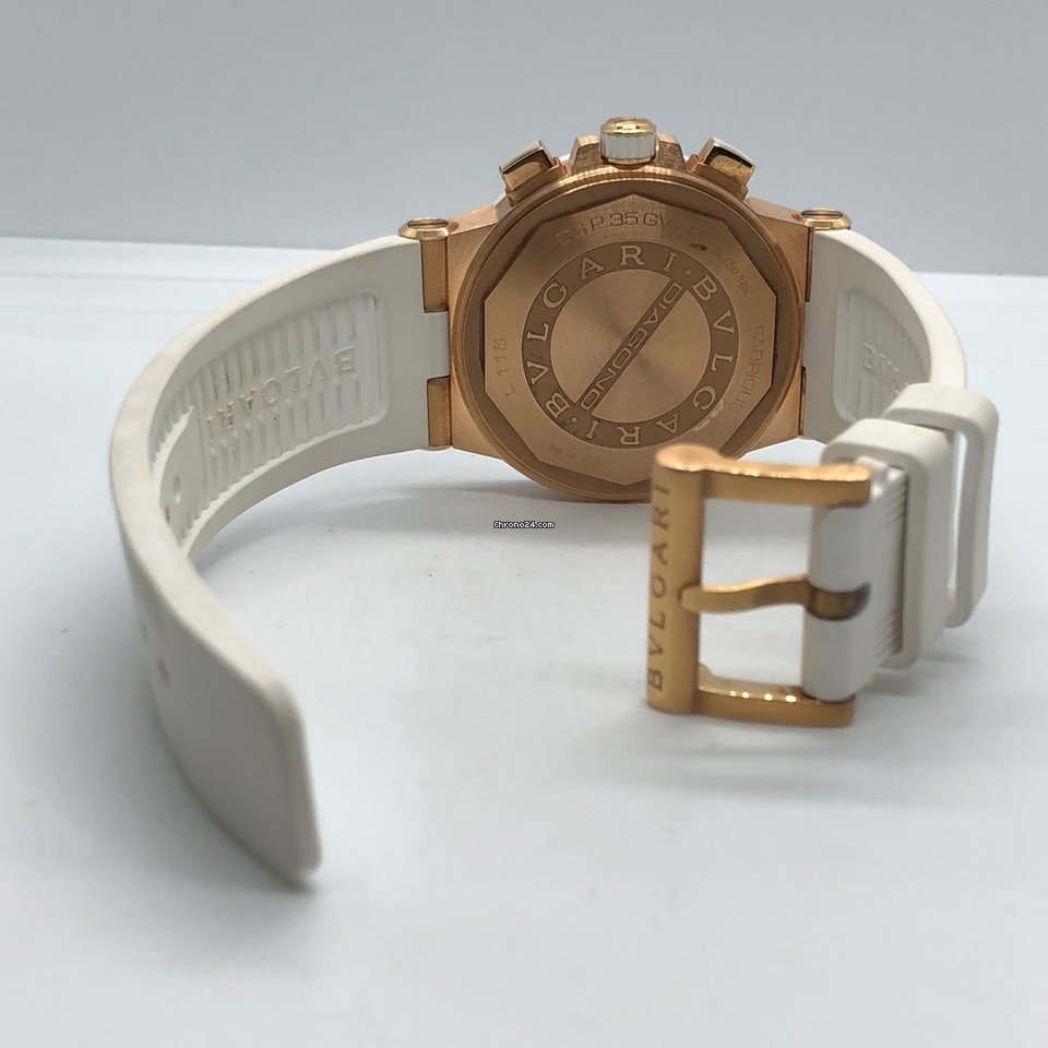 IMG_9081 Bulgari Diagono Womens watch Automatic Rose gold DGP35WGDWVDCH.8 Replica 8