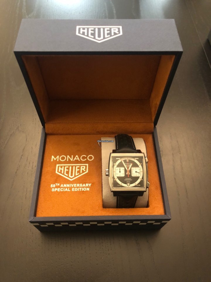 IMG_9081 TAG Heuer Monaco Mens watch Unisex Automatic Steel CAW211Y.FC6469 Replica 8
