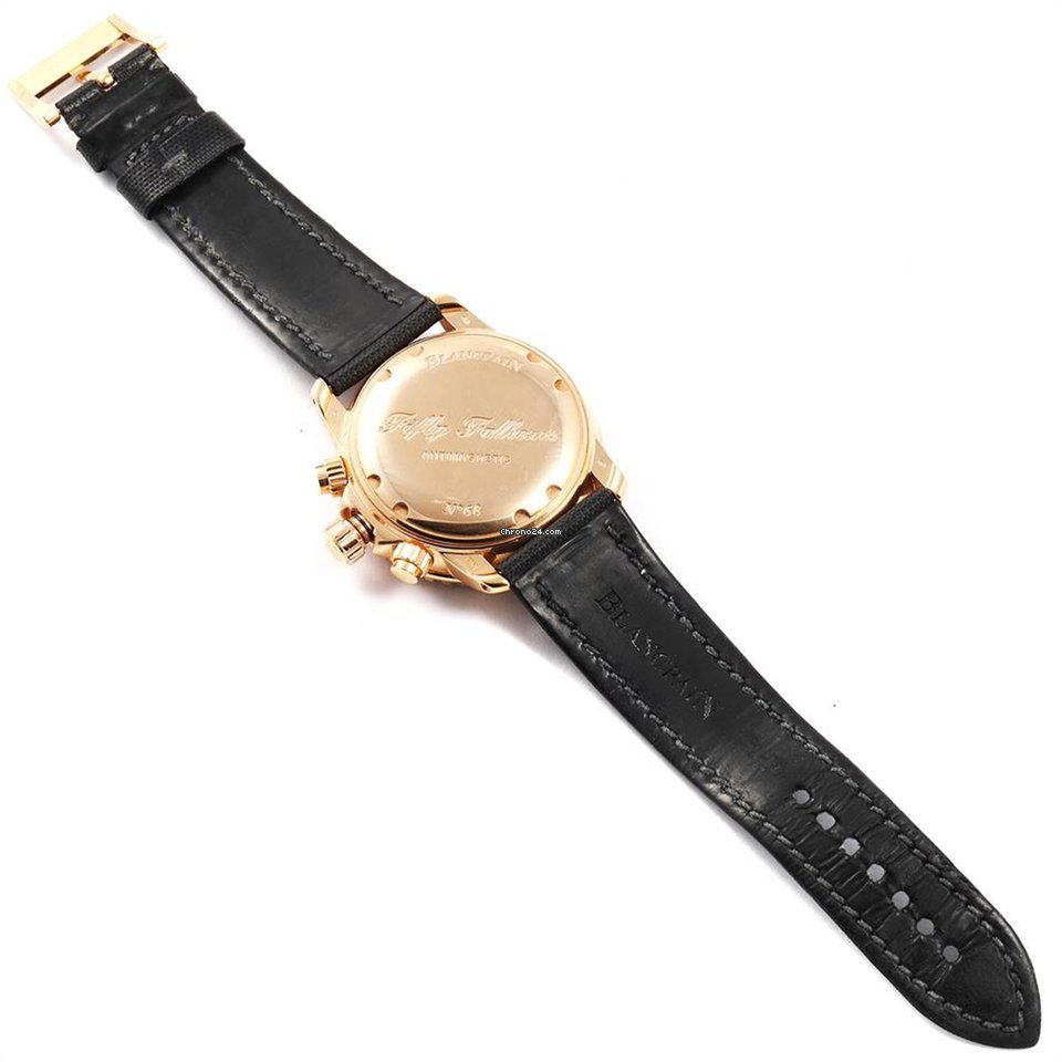 IMG_9081 Blancpain Fifty Fathoms Mens watch Unisex Automatic Rose gold 5085F-3630-52 Replica 8