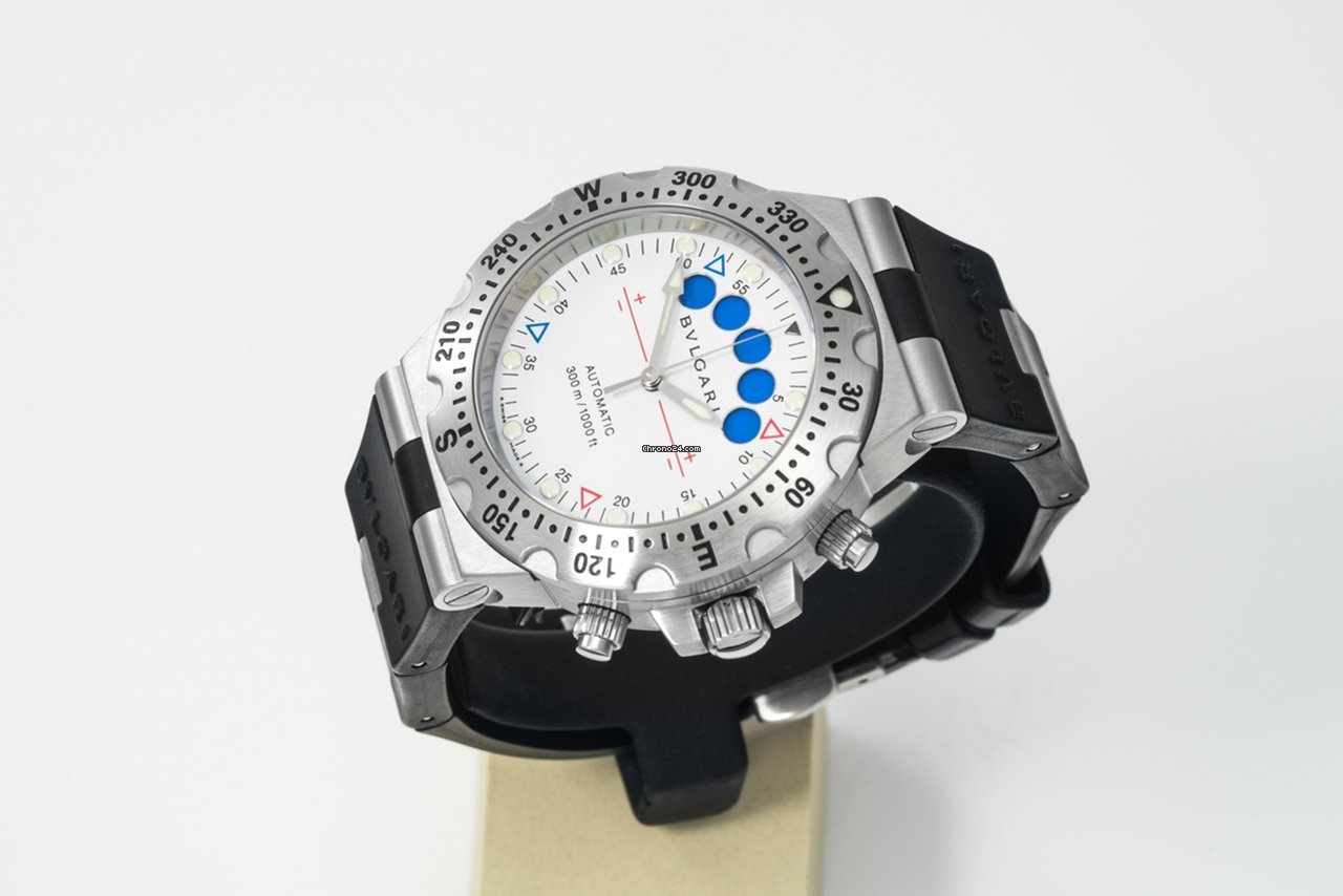 IMG_9081 Bulgari Diagono Mens watch Unisex Automatic Steel SD 40 S RE Replica 8