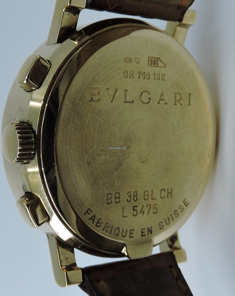 IMG_9081 Bulgari Bulgari Mens watch Unisex Automatic Yellow gold BB38GLCH Replica 8