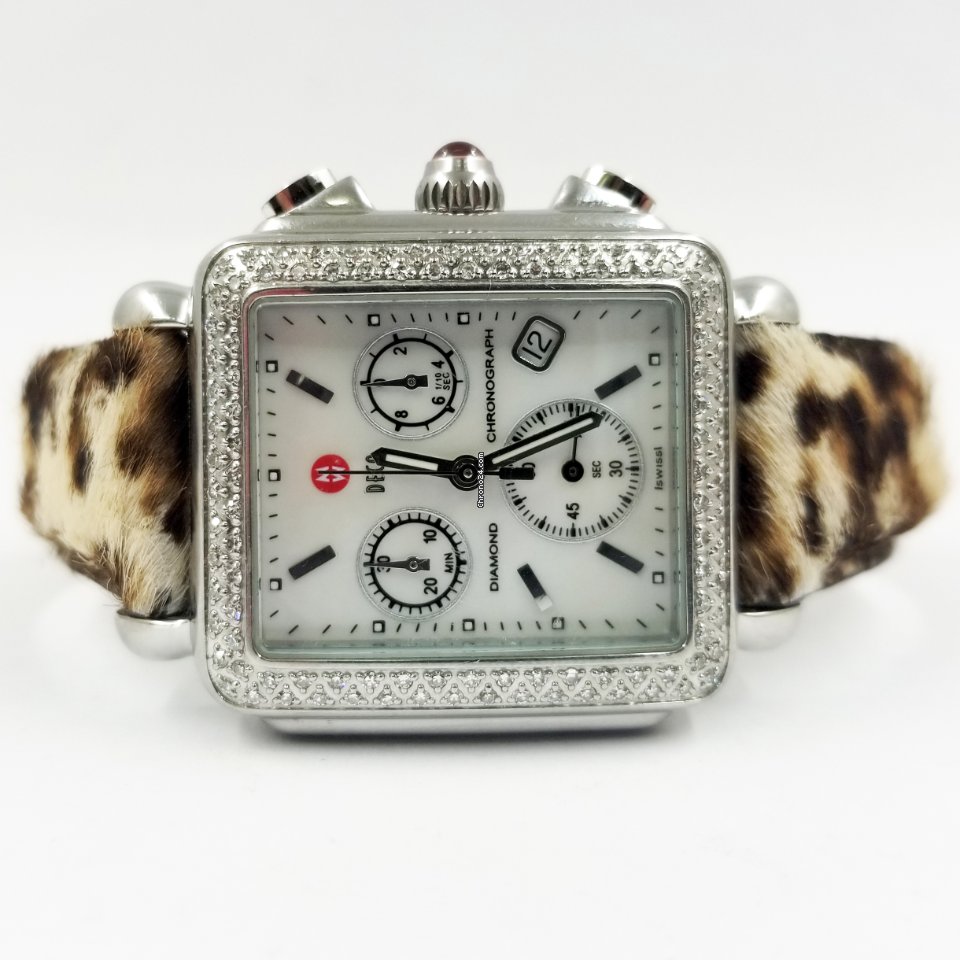 IMG_9081 Michele Deco Womens watch Quartz Steel Michele Deco Chronograph Replica 8