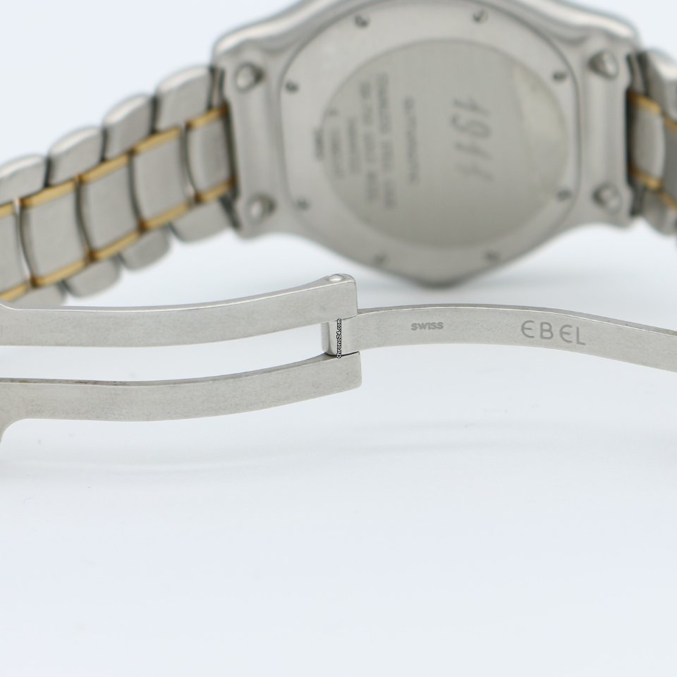 IMG_9081 Ebel Mens watch Unisex Automatic Gold Steel 1080241 Replica 8