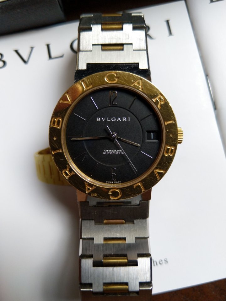 IMG_9081 Bulgari Bulgari Mens watch Unisex Automatic Gold Steel BB 33 SG AUTO Replica 8