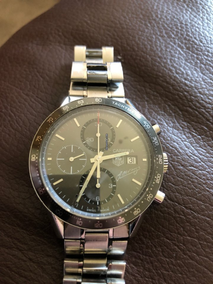 IMG_9081 TAG Heuer Carrera Calibre 16 Mens watch Unisex Automatic Steel CV201C.FT6007 Replica 8