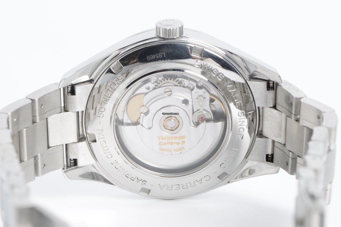 IMG_9081 TAG Heuer Carrera Calibre 5 Mens watch Unisex Automatic Steel WV211A-0 Replica 8