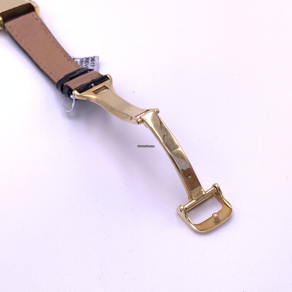 IMG_9081 Jaeger-LeCoultre Reverso Womens watch Quartz Yellow gold Jaeger LeCoultre Reverso 265.1.08 Womens Watch Replica 8