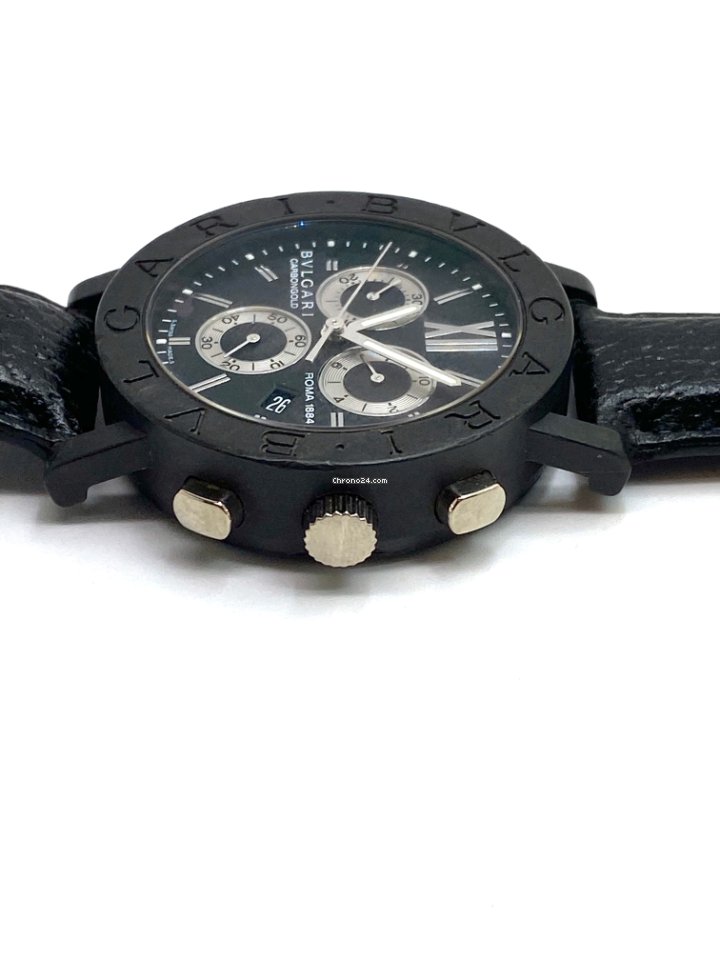 IMG_9081 Bulgari Bulgari Mens watch Unisex Quartz Carbon BB38CL Replica 8
