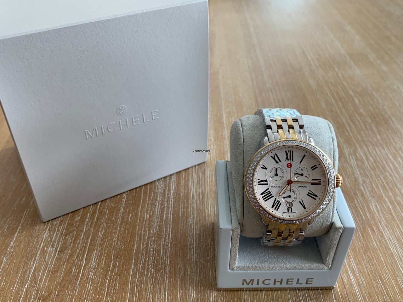 IMG_9081 Michele Serein Womens watch Quartz Steel Michele Serein Two-tone MWW21A000008 Replica 8