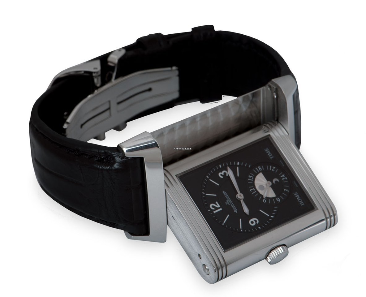 IMG_9081 Jaeger-LeCoultre Grande Reverso Mens watch Unisex Manual winding Steel Jaeger Le-Coultre Reverso 274.8.85 Replica 8