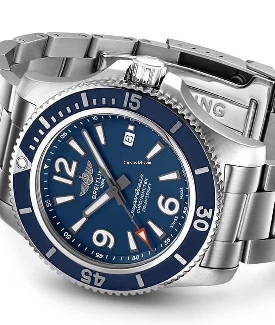IMG_9081 Breitling Superocean 44 Mens watch Unisex Automatic Steel A17367D81C1A1 Replica 8