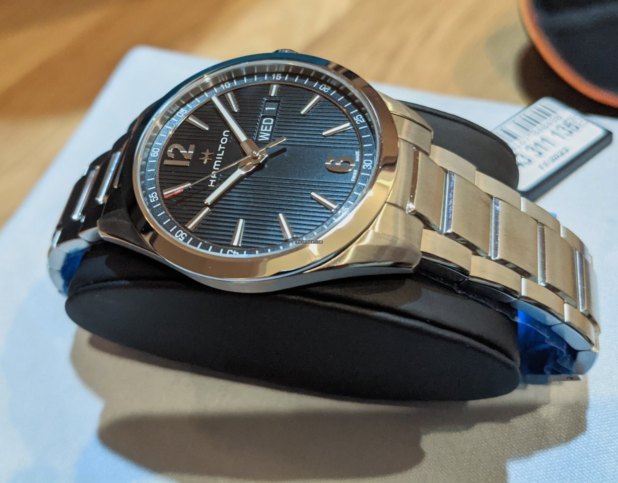 IMG_9081 Hamilton Broadway Mens watch Unisex Quartz Steel H43311135 Replica 8